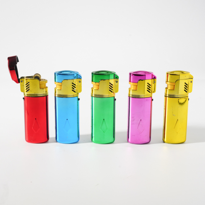 Jet Flame Flip-Top Flint Ligher с крышкой на гальва