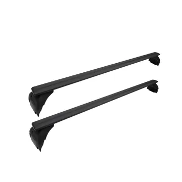 Consistent Quality Black Roof Rail Bars and Cross Bar Support for Jeep Wrangler