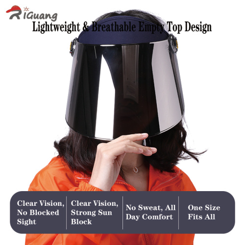 Дышащий козырек с открытым верхом для улучшенной вентиляции