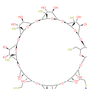 Octakis- (6-Mercapt-6-deoxy) -P-cyclododaxtrin Cas: 180839-61-6