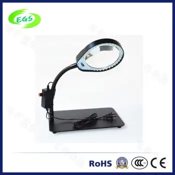 ESD Desktop Magnifing Glass Lamp for PCB and Reading