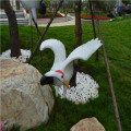 Symulacja z włókna szklanego rzeźby zwierząt-ptak