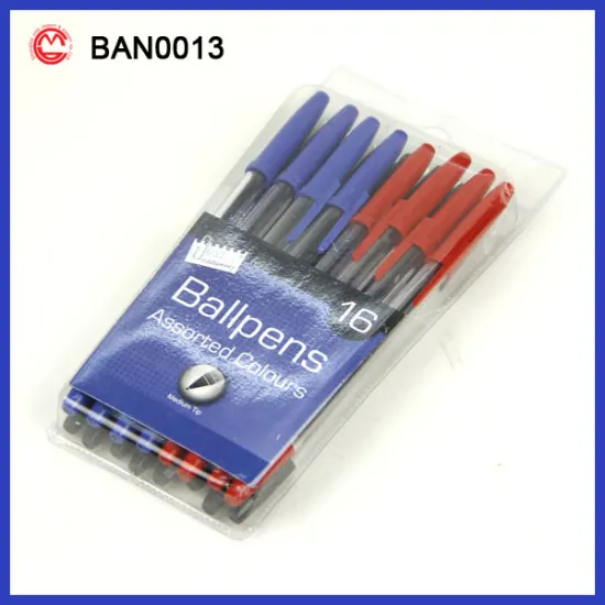 New Popular High Quality Color Ink Plastic Ballpen
