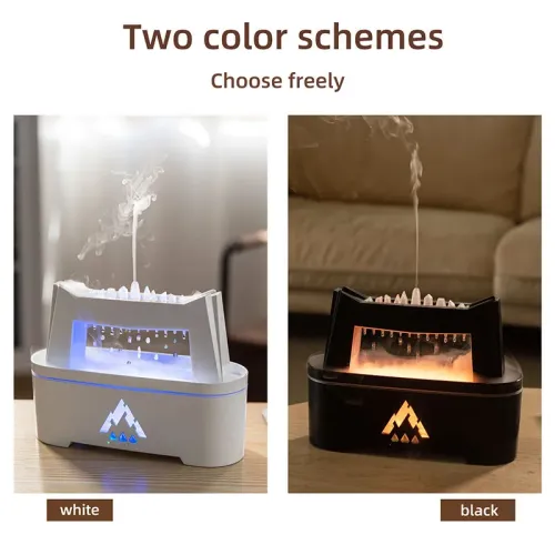 Тихий диффузор аромата дождя с красочными светодиодными фонарями