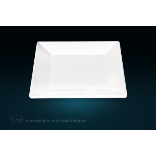 7 Inch Melamine Flat Square Plate