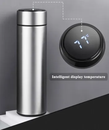 Smart Stainless Steel Vacuum Flask - Thermos Drinkware Water Bottle