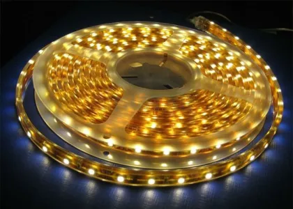 Led Flex Waterproof Strip Lighting, Yellow Flexible Led Strip Light Decorative Lighting