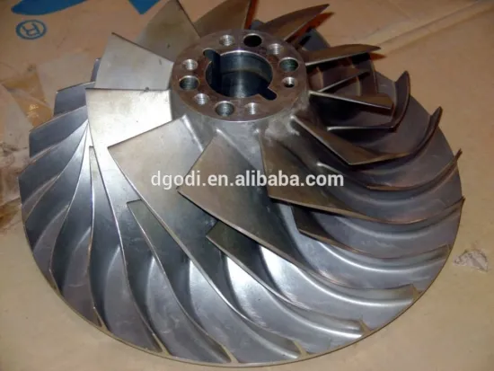 titanium jet ski impeller produced by 5 axis cnc machining