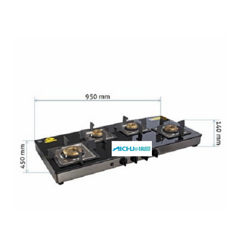 Glen Cooktop - Quemadores de latón forjado, encendido automático