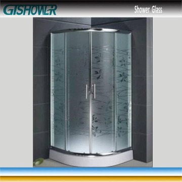 Tempered Shower Glass (Acid No 1)