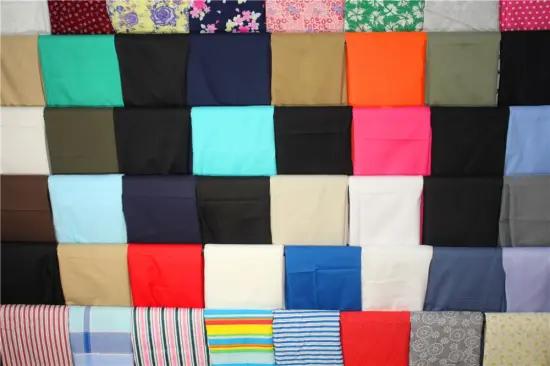 cotton poly blend fabric by the yard