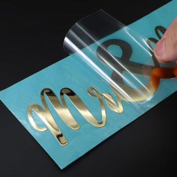 Özel UV Transfer Etiketi Özelleştirilebilir Kişilik Logo Etiketleri Yüksek Yapışkanlı Kalan Şeffaf Etiket Etiketleri