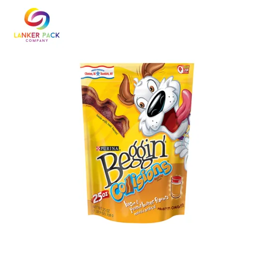 Resealable Stand Up Pouch With Ziplock For Cookies