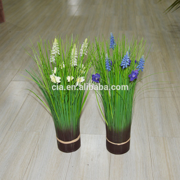 Onion Grass Miniature Flower Artificial Bonsai Plants Wholesale