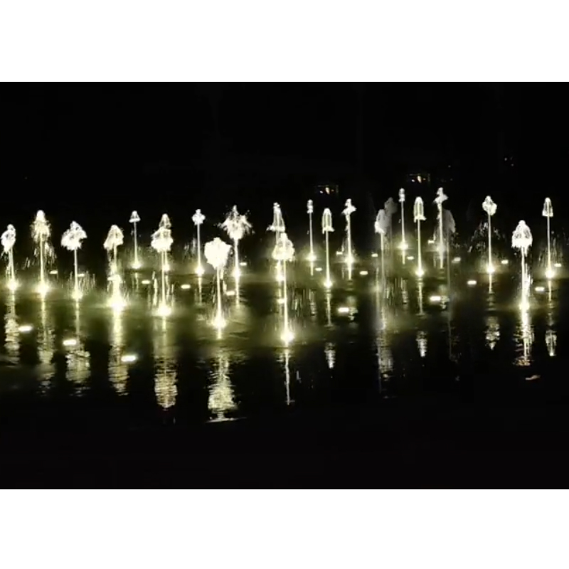 Outdoor Floor Fountain With Light