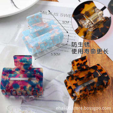 Customized Elegant Acrylic Leopard Claw Hair Clip for Women