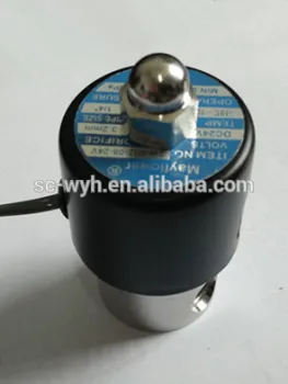 Solenoid valve for food machine
