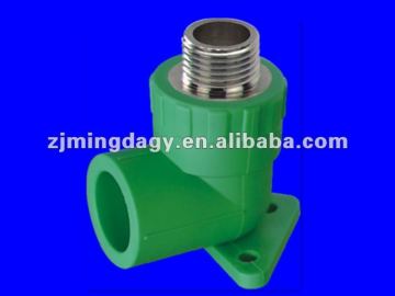 popular ppr male thread elbow with pedestal