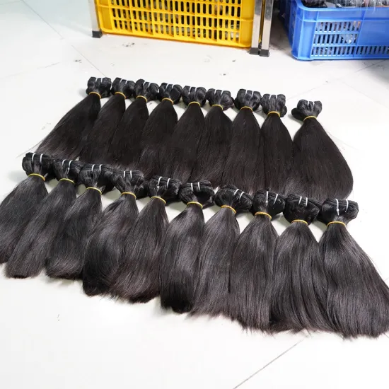 100% Raw Wholesale 6-46 Inch Super Double Drawn Malaysian Virgin Hair