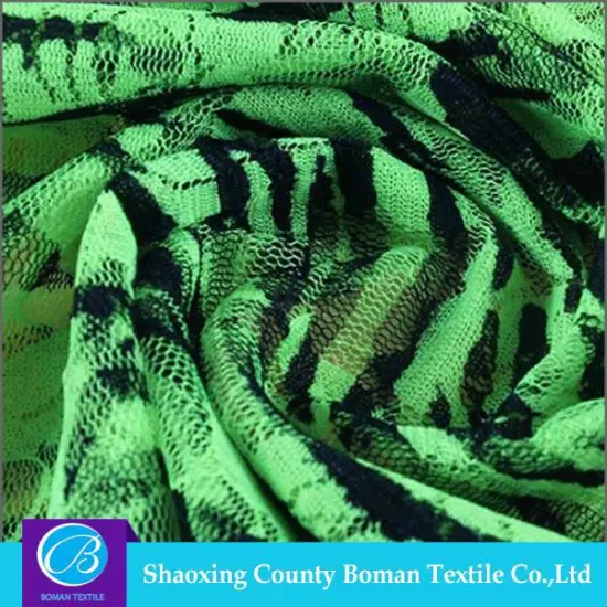 Textiles supplier Latest design Fashion Dress new nylon spandex lace fabric