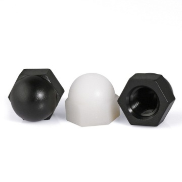 PA66 Nylon Hex Domed Cap Nut Decorative Cover
