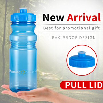 Promotional Custom Logo 600ml PET Clear Water Bottle
