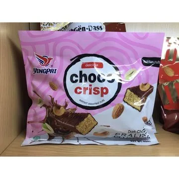 Nuts crisp, candy with peanut, almond