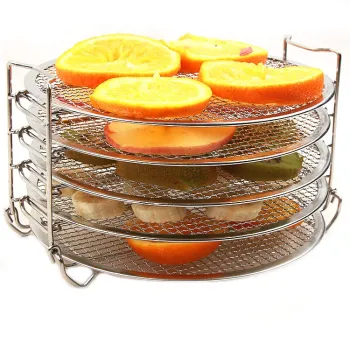 Stainless Steel Air Fryer Dehydrator Rack - Food Grade Metal