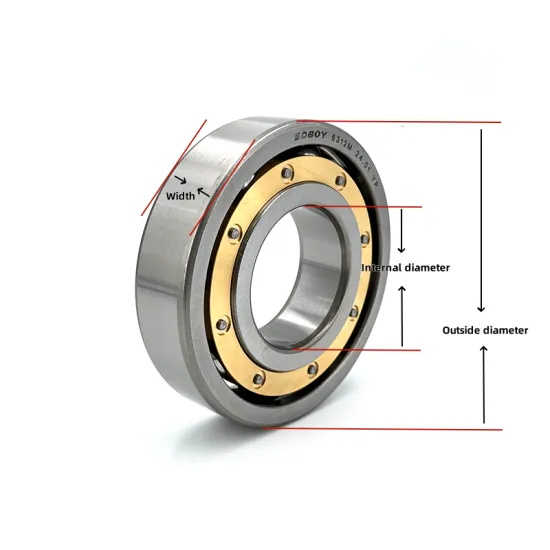 High-Speed Motor Ball Bearings: 6319 C3 Hybrid Ceramic/Bearing Steel Radial Ball Bearings