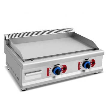 Commercial BBQ Gas Griddle - Professional Restaurant Kitchen Counter Top Non-Stick