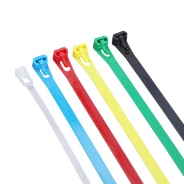 Gekleurde zelfvergrendelijke kabelbladen - 5x300 mm, 100 stcs/tas