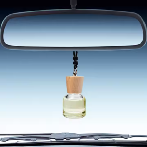 Botella de perfume de automóvil colgante para aroma premium
