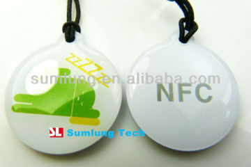 Small Android Robot NFC Hang Tag 13.56MHz RFID NTAG203 NDEF