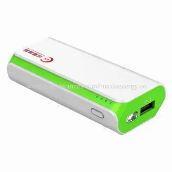 5,200mAh Portable Power Stations for iPhone, with Color Box Packing, 5V/1,000mAh Input