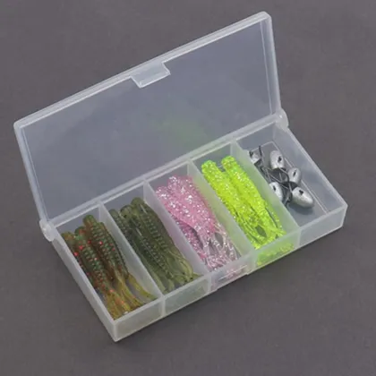 HISTOLURE 20pcs Soft Bait Fishing Lures for Ajing Rockfish and Bass