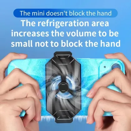 New S1 Mobile Phone Cooler: Game Live Cooling with Mobile Phone Cooling Fan and Radiator