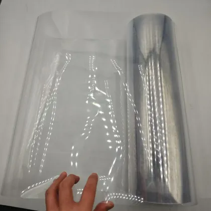 Clear BOPS sheet with silicone oil for dessert packaging