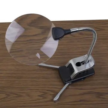 LED Table Magnifier - Bright and Clear Magnification