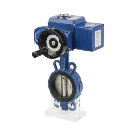 Wafer Type Electric Motorized Control Butterfly Valve