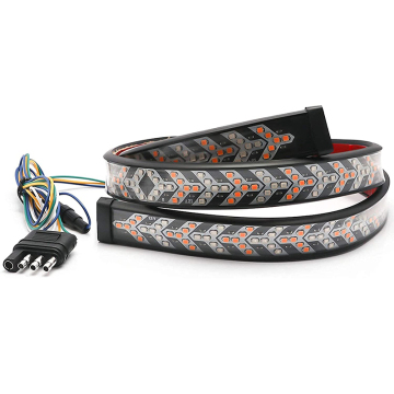 Red/Yellow Multi-Function Flowing LED Tailgate Strip Light for Pickup Trucks, Trailers, RVs, and Vans
