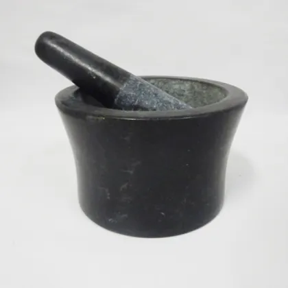 Saffron Granite Mortar and Pestle