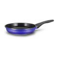 Purple Carved Aluminum Die-casting Fry Pan