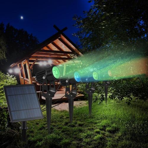 4 IN 1 Garden Pathway Solar LED Spotlight