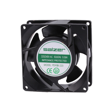 SALZER PD90B-220 AC Axial Fan 92x92x25mm Ball Bearing TUV CE