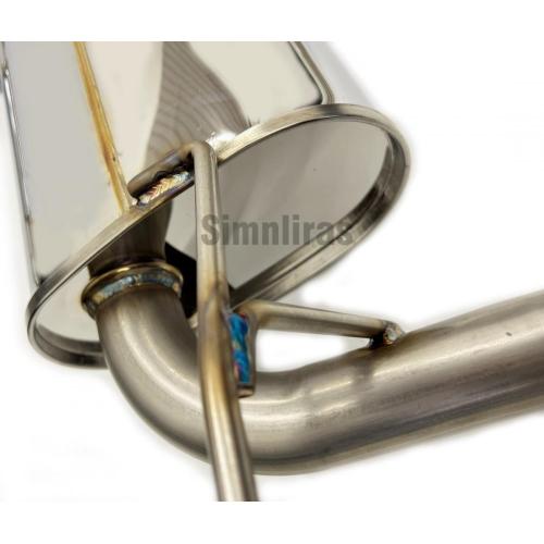 Edelstahl Hochleistungsabgase für 01-03 Acura TL Typ S leicht zu ersetzen,