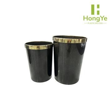 سطل زباله ترکیبی با اندازه نقطه طلای سیاه