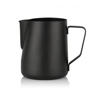 Round Mouth Stainless Steel Pull Flower Milk Jug