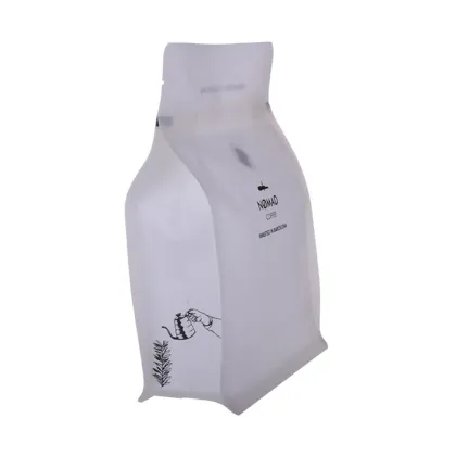 Sealed Print Recyclable Coffee Box Bottom Flexible Packaging