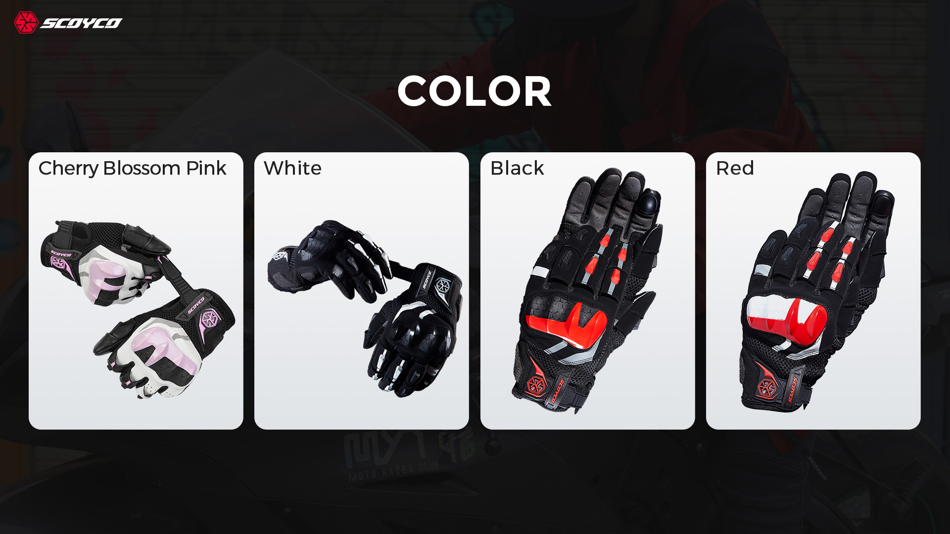 knuckle protection street riding gloves