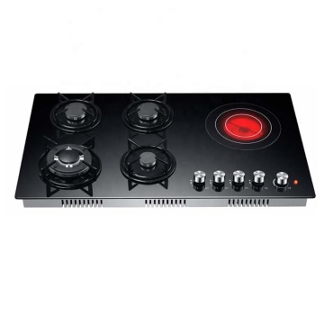 Hot Sale 5-Burner Built-in Gas Stove with Infrared Ceramic Burner